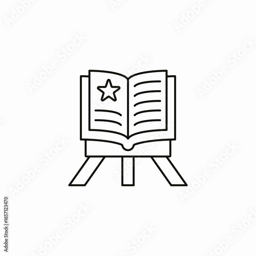 open book icon sign vector
