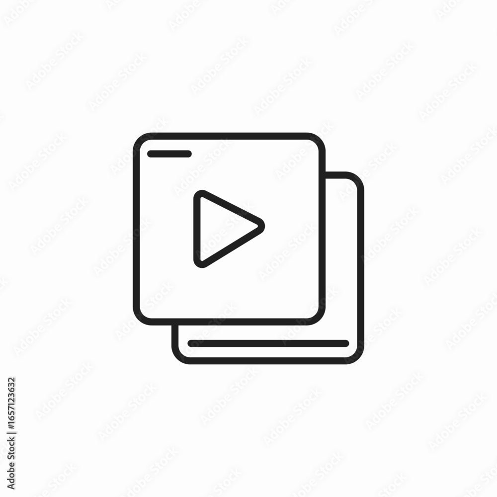 play video icon sign vector play video icon sign vector