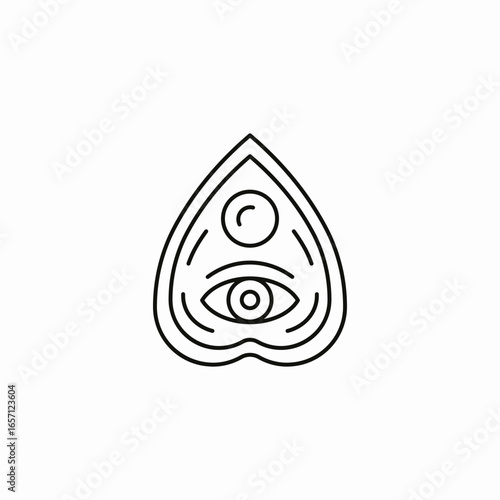 planchette eye jpg icon sign vector