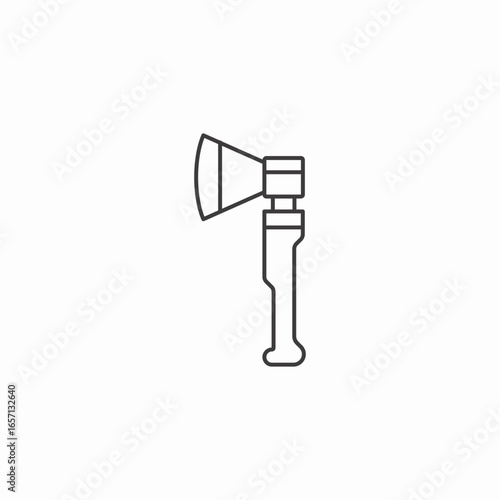axe tool icon sign vector