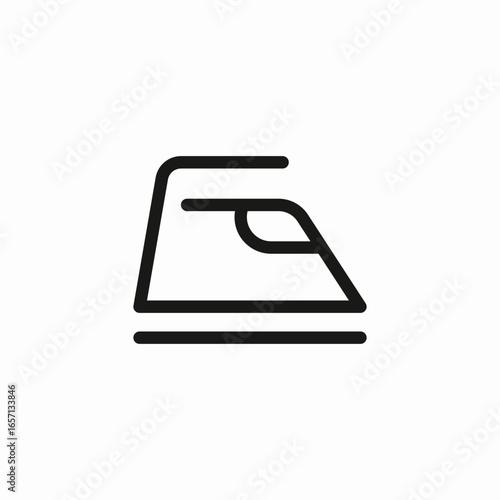 electric iron device icon sign vector