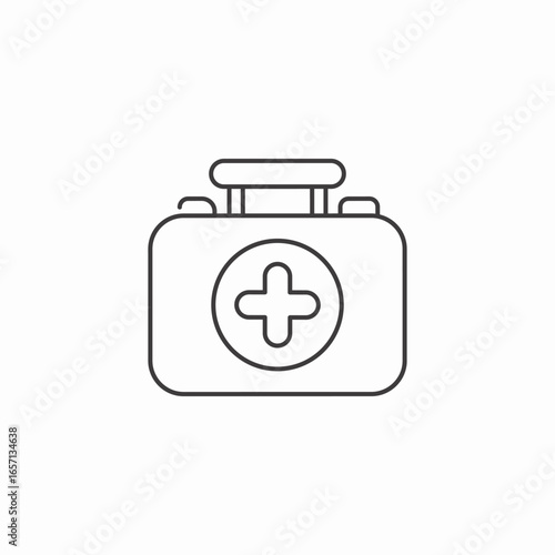 medical kit icon sign vector
