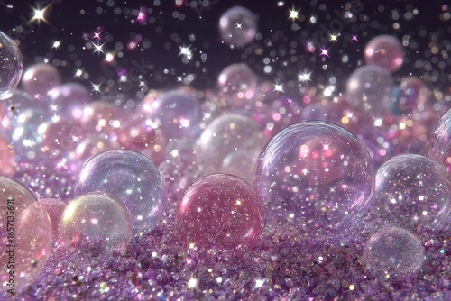 Wallpaper Mural A bunch of soap bubbles floating in the air. Torontodigital.ca