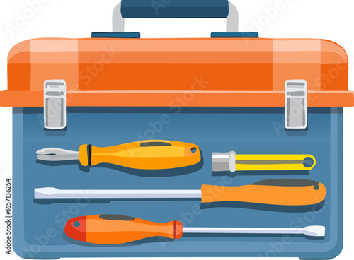 toolbox with tools