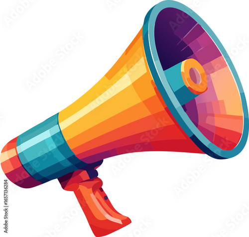 megaphone announcement loudspeaker