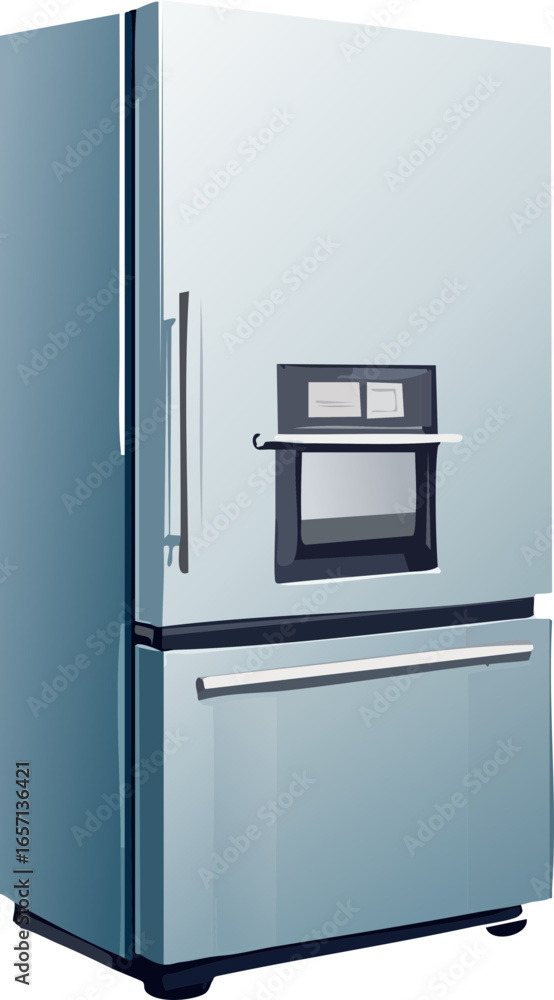 Fototapeta premium illustration of a refrigerator