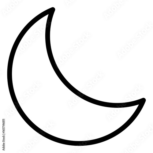 half moon icon