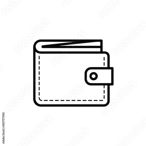 Securely carrying your financial assets with a modern, minimalist wallet icon, symbolizing wealth management and personal finance planning.