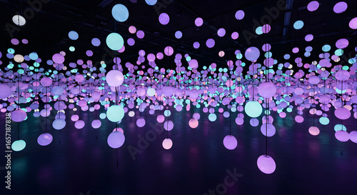 Mesmerizing Light Sphere Art Installation