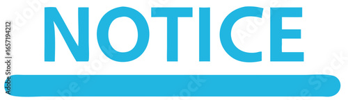Notice