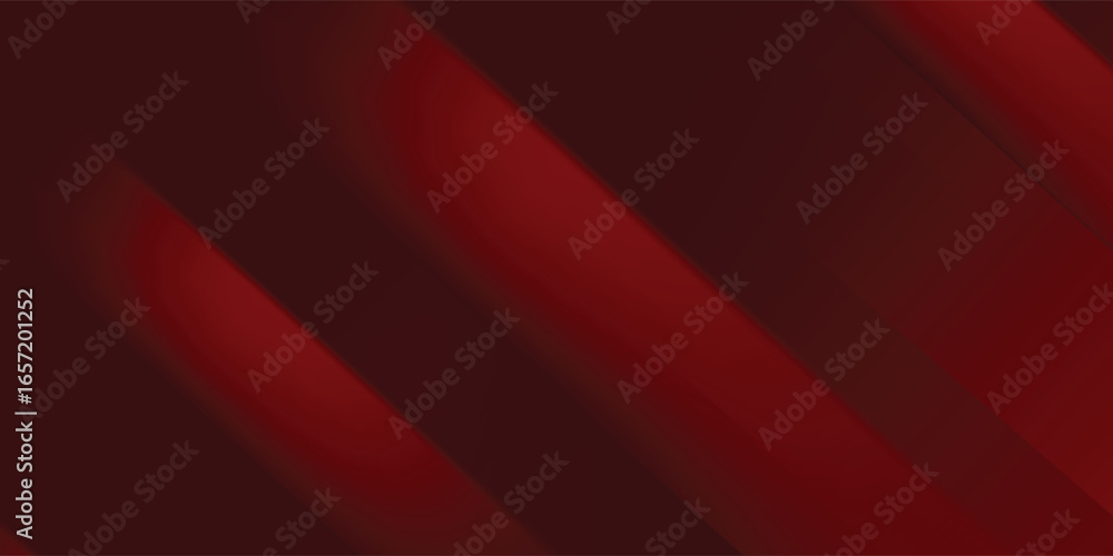 Fototapeta premium Red line with white architecture futuristic background minimal concept vector illustration subtle design.