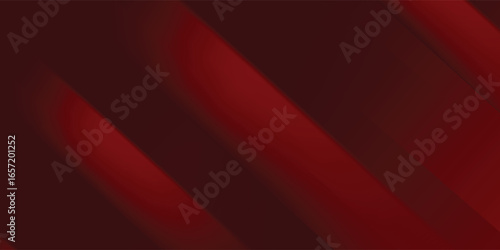 Red line with white architecture futuristic background minimal concept vector illustration subtle design.