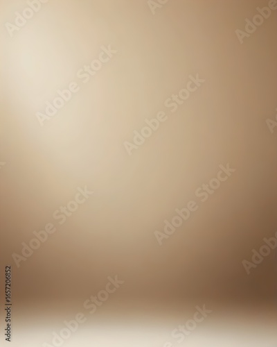 Minimalist blurred gradient in soft beige and warm taupe, creating a smooth and modern abstract background.