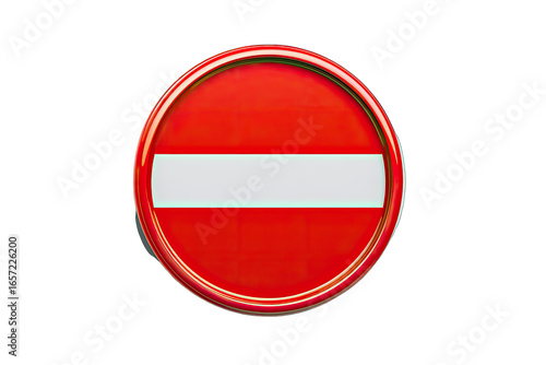 Free Download Circular red prohibition sign with white bar - GFXLoad
