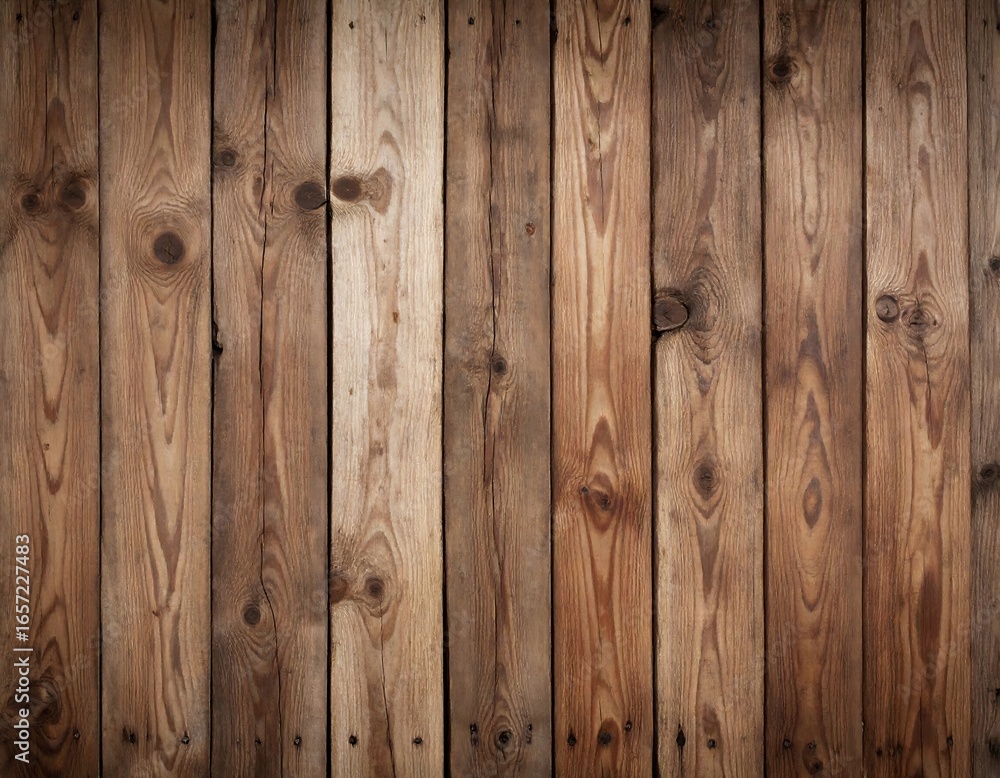 Naklejka premium Wooden planks background. Aged wood texture