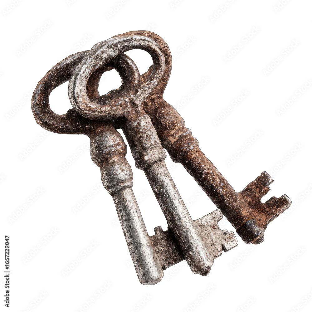 Obraz premium Aged antique keys