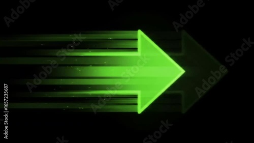 A mysterious and dark abstract background featuring a partially visible geometric pattern of green and earth-toned shapes emerging from the deep blackness.