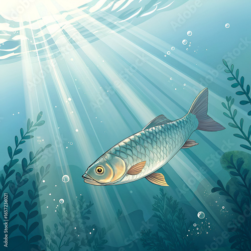 fish in aquarium