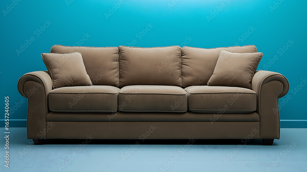 Fototapeta premium Shop comfortable living room sofa couch furniture home indoor