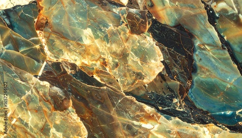 Detailed close-up view of a unique stone surface.