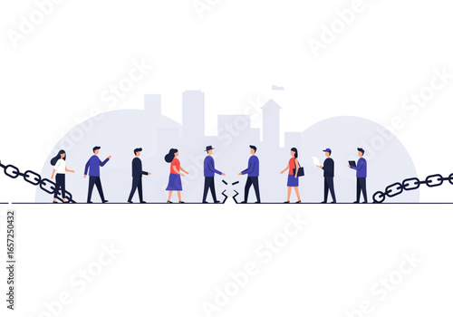 Breaking Chains A Metaphor for Overcoming Limitations and Achieving Freedom in Business and Life