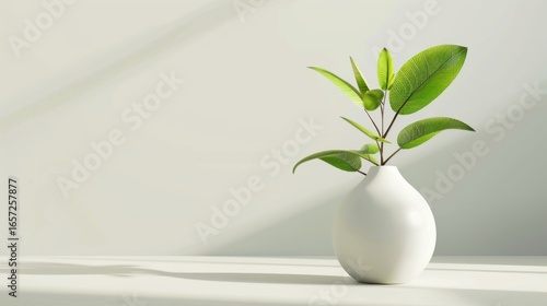 Hydroponic Pothos: Lush Greenery in a White Bottle, Perfect for Indoor Decoration
