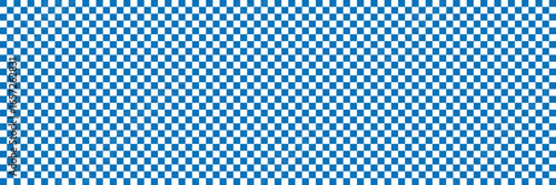 Pastel blue checkered. Abstract blue and white checkered pattern grid seamless background. checkerboard, chessboard, tartan, gingham, plaid pattern background. 