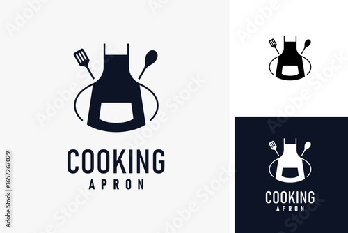 Cooking apron logo symbol icon design