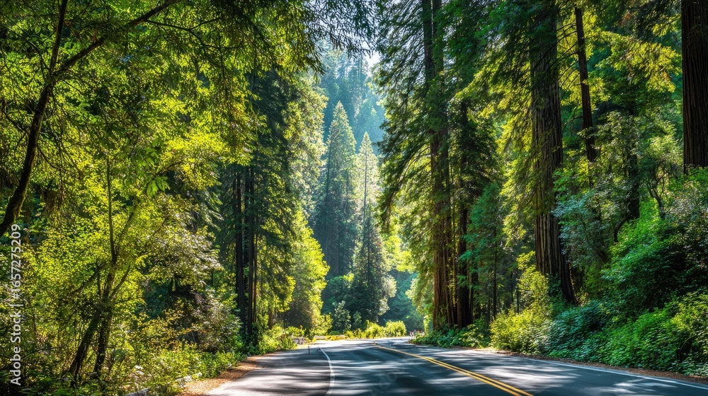 Obraz premium Lush Green Forest Canopy