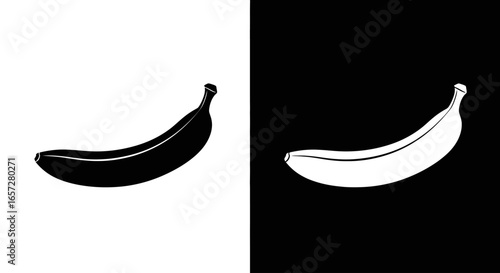Banana fruit icon symbolizing food nutrition snack tropical fruit health and healthy lifestyle concept