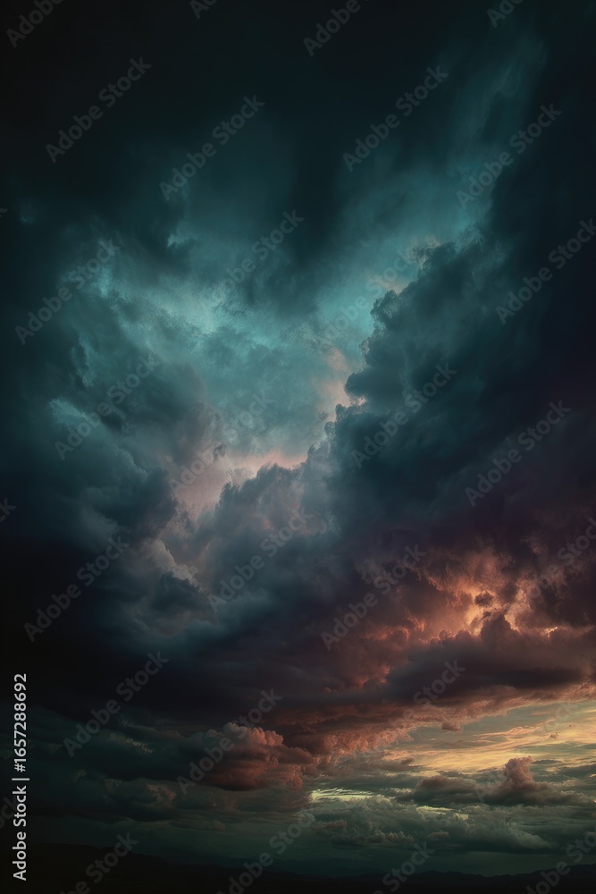 Obraz premium Dramatic sunset cloudscapes
