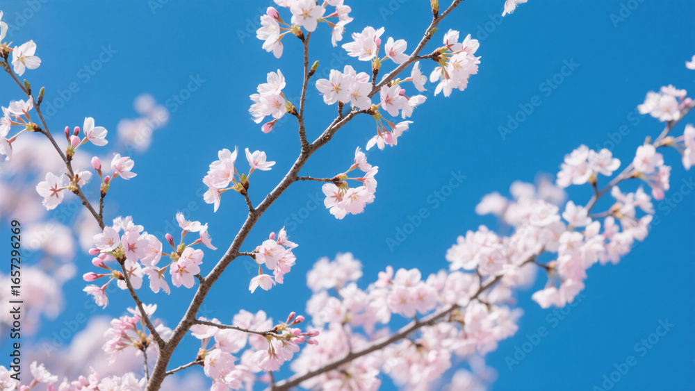 blue sky and flowers blue sky and flowers