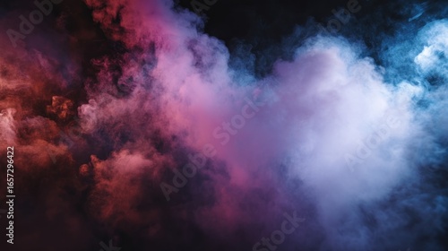 Wallpaper Mural Colorful smoke clouds Torontodigital.ca