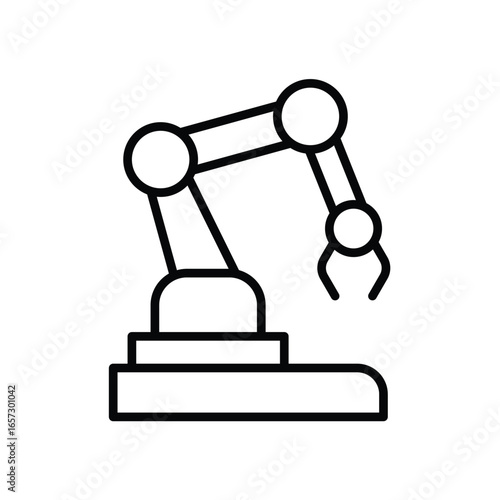 Modern Industrial Robotic Arm for Automation and Precision Manufacturing