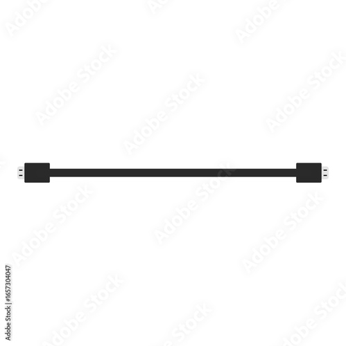 Modern HDMI cable vector icon