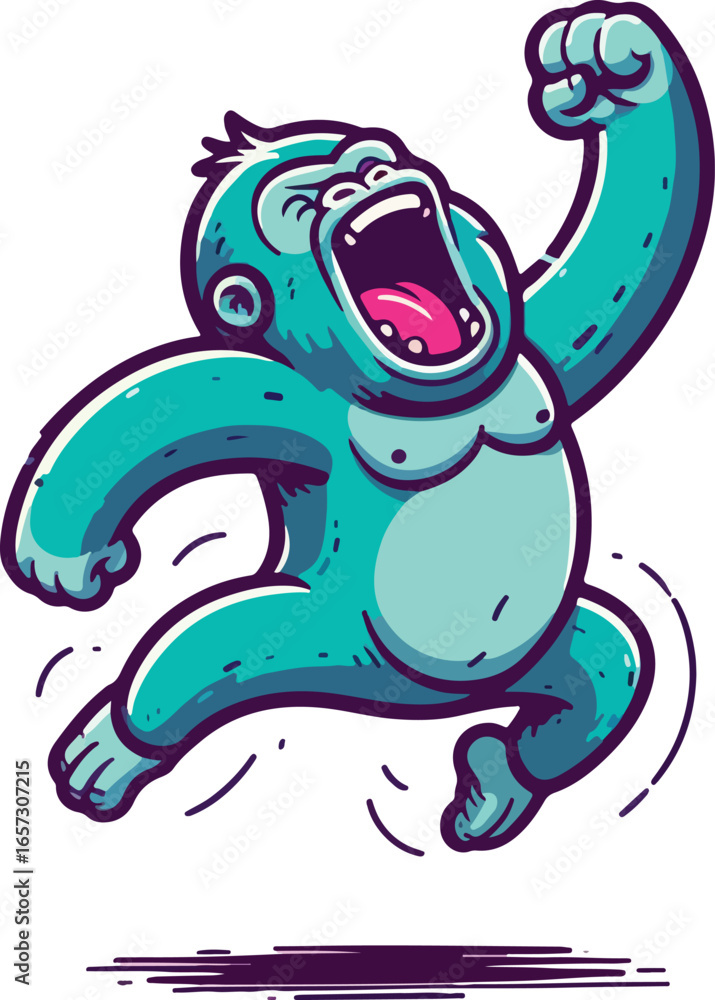 Obraz premium Gorilla character