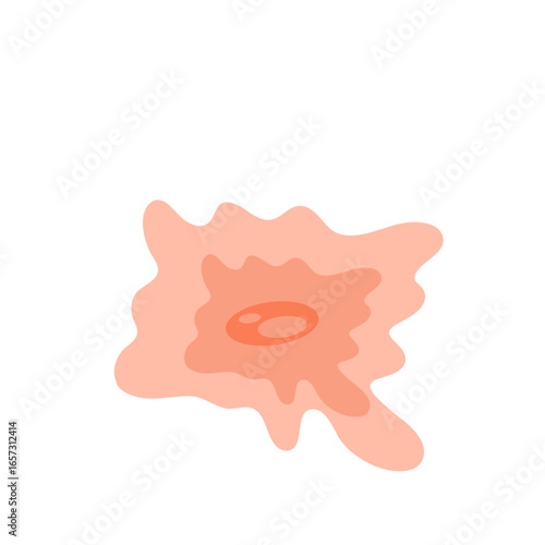 Human fibroblast cell vector illustration