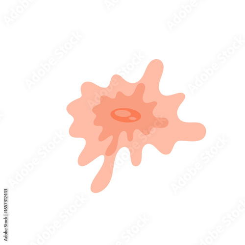 Human fibroblast cell vector illustration