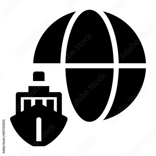cruise ship Solid icon