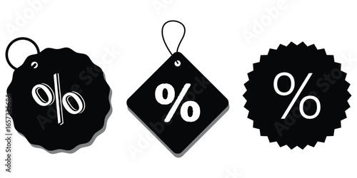 Discount icon, Percentage, finance percent offer tag, Shopping Sale label, , promotion commission icons button, vector, sign, symbol, logo, Discount, percentage icon symbol. eps 10