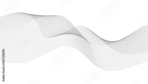 Wave line background with smooth shape. Pattern for stretch ceiling lighting. Simple, perfect and minimal design.