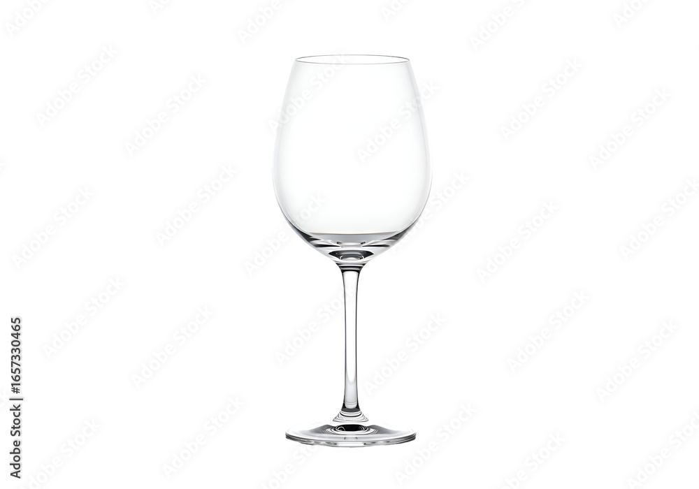 Elegant Wine Glass: Crystal Clear Design Isolated on Transparent Background Elegant Wine Glass: Crystal Clear Design Isolated on Transparent Background