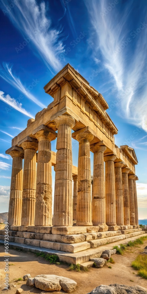 Fototapeta premium Ancient Greek Ruins in Sicily
