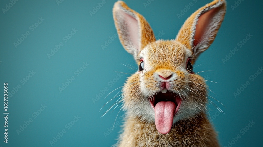 Obraz premium Happy bunny portrait