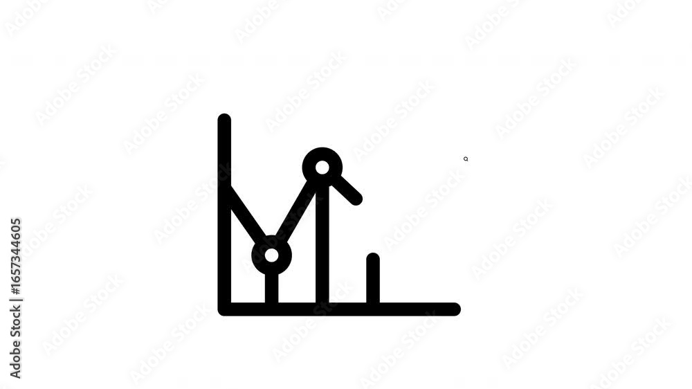 chart minimalist line animation chart minimalist line animation