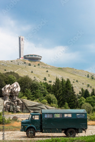 Old Truck Below the Buzludzha Monument