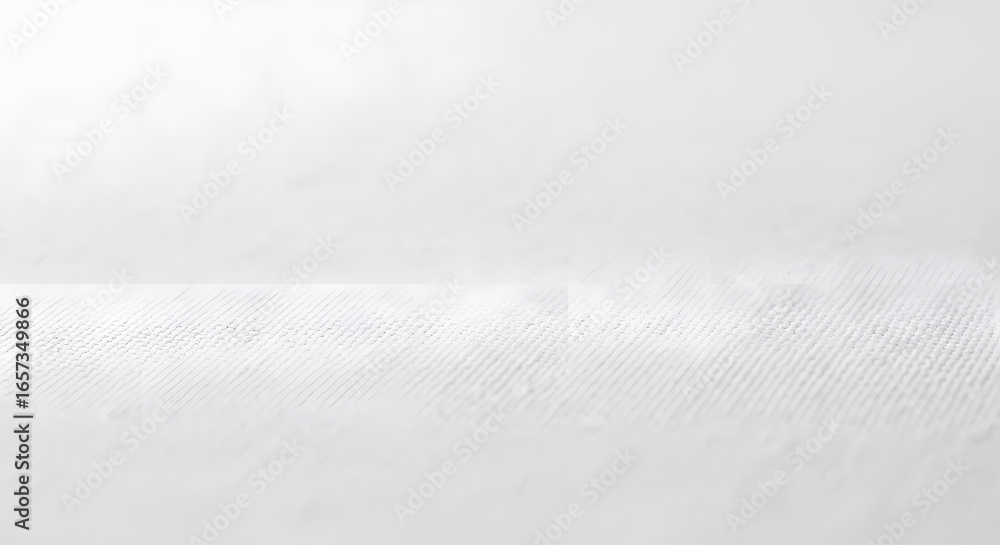 Obraz premium A minimalist abstract image featuring a textured white surface with subtle shadows and highlights, creating a sense of depth and purity.