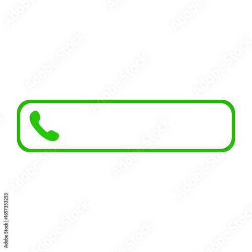 Mobile phone number list label. Template for number phone. Contact support. Vector illustration