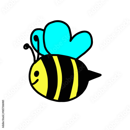 bee and honey