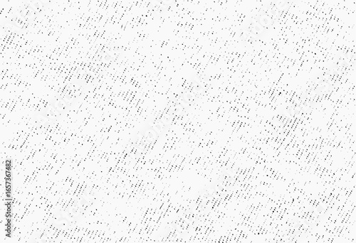 Vector white background with diagonal black lines and dots creating a textured abstract pattern effect design